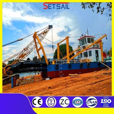 Compte rendu complet Distance de décharge longue 10 pouces Dredger à aspiration avec booster station