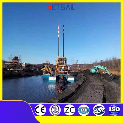 Compte rendu complet Distance de décharge longue 10 pouces Dredger à aspiration avec booster station