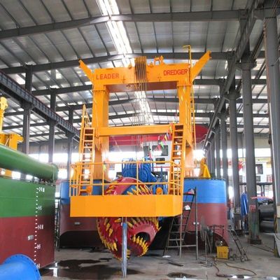 53 Meter Head Full 10 Inch Cutter Suction Dredger Coût d'expédition et système de surveillance