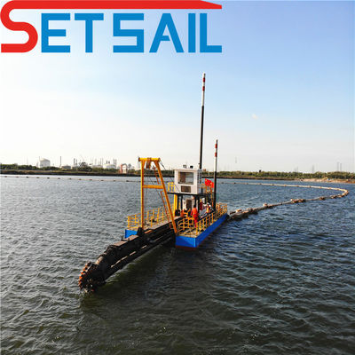 Dredger à aspiration à haute capacité avec pompe à sable sous-marine et solution de dragage