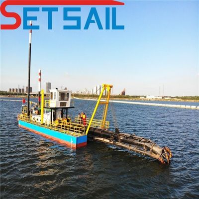 Dredger à aspiration à haute capacité avec pompe à sable sous-marine et solution de dragage