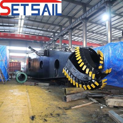 Dredger à aspiration à coupe avec moteur diesel Cummins et service après-vente à vie