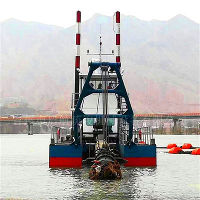 Moteur hydraulique diesel 10 pouces coupeuse aspiration bateau de sable de rivière avec 1500m3 de débit d'eau