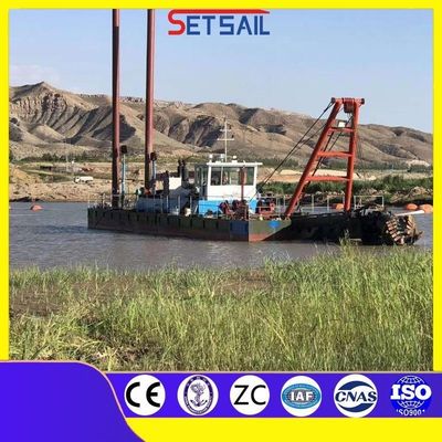 Moteur hydraulique diesel 10 pouces coupeuse aspiration bateau de sable de rivière avec 1500m3 de débit d'eau