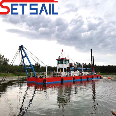 Dernière technologie dragueuse à pompe à sable avec moteur Anchor Boom Cumins et générateur Stanford