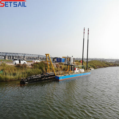 Système hydraulique certifié CE Dredger à aspiration à coupe de 10 pouces pour une longueur totale de 31,1 mètres