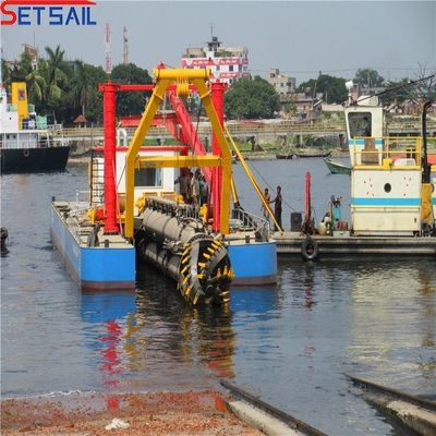 31.1 Mètre Longueur totale Vélosité US 10 pouces Dredger à l'aspirateur à dents de coupe