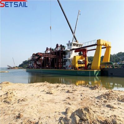31.1 Mètre Longueur totale Vélosité US 10 pouces Dredger à l'aspirateur à dents de coupe