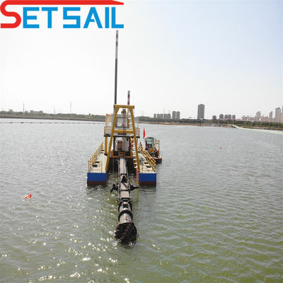 Type de fente CTN moteur diesel personnalisé pompe hydraulique 8 pouces coupeur aspirateur bateau de sable