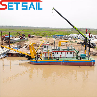 Type de fente CTN moteur diesel personnalisé pompe hydraulique 8 pouces coupeur aspirateur bateau de sable