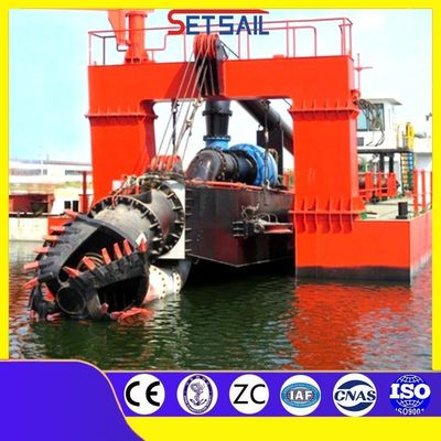 Dredger à aspiration hydraulique de 8 pouces avec pompe à boue sous-marine