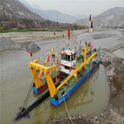 Machine de dragage de rivière CTS type fente Dredger à aspiration à coupe hydraulique avec moteur Cummins