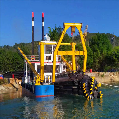 Machine de dragage de rivière CTS type fente Dredger à aspiration à coupe hydraulique avec moteur Cummins