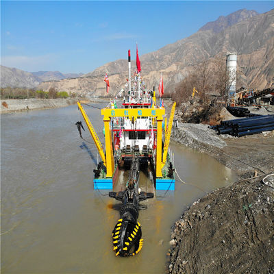 Dégraisseur de sable à moteur diesel personnalisé avec une distance de décharge maximale de 2 kilomètres