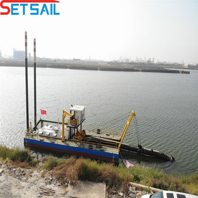 8 pouces coupeur aspirateur dragueuse de sable hauteur totale 1,48m Distance de décharge 800m Fabrication