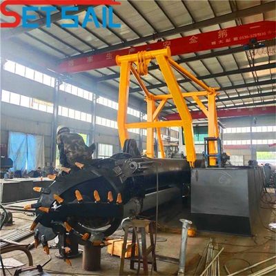 Shijiazhuang 8 pouces rivière dragueur de sable et de limon avec pompe à sable hydraulique abordable