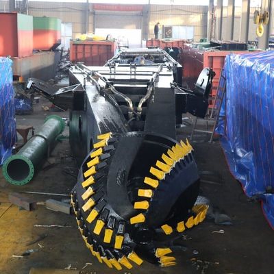 Profondeur de dragage de 8 à 30 m, sélecteur de sable de rivière, dragueuse à aspiration avec pompe hydraulique