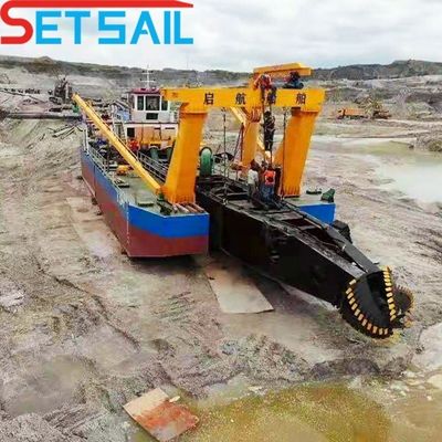 US pompe à sable de la rivière Shijiazhuang 6 pouces coupeur aspirateur dragueuse de boue pour vos besoins