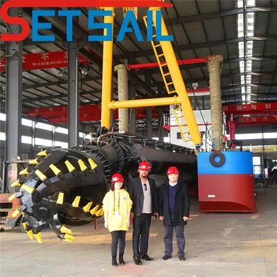 Dredger à aspiration automatique sur mesure pour moteur diesel avec tête de coupe hydraulique