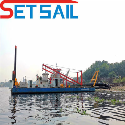 Dredger à aspiration automatique sur mesure pour moteur diesel avec tête de coupe hydraulique