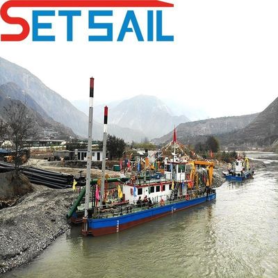 Dredger à aspiration automatique sur mesure pour moteur diesel avec tête de coupe hydraulique