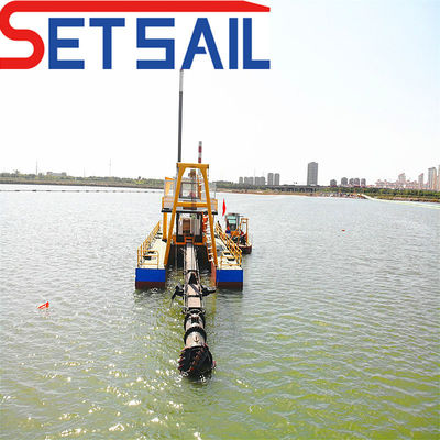 Dredger à aspiration à coupe avec moteur diesel Cummins personnalisé et hydraulique Rexroth