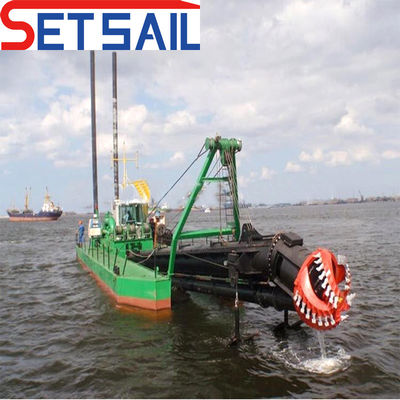 6 pouces Dredger à aspiration pour la boue Hauteur totale de 1,26m Flux d'eau de 450m3