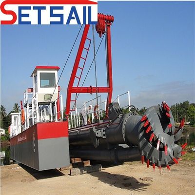 6 pouces Dredger à aspiration pour la boue Hauteur totale de 1,26m Flux d'eau de 450m3