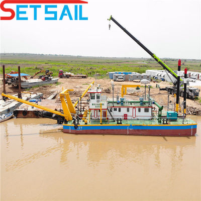 Dégraisseur hydraulique de canal de port de dragage Dégraisseur à aspiration avec tuyau de sable en HDPE