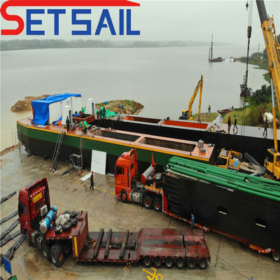 Dredger de sable à aspiration pour projet de récupération personnalisé