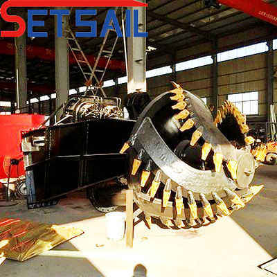 QHCSD-283 personnalisé 24 pouces profondeur de dragage 18m moteur diesel aspirateur dragueur de sable