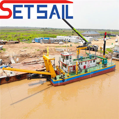 380 t poids total entièrement démontable 26 pouces Dredger à aspiration à coupe pour le dragage fluvial