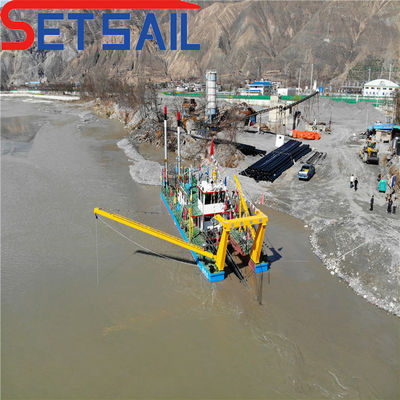 Dredge à aspiration hydraulique Rexroth personnalisée avec moteur diesel GPS Weichai