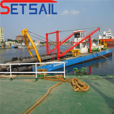 Dredge à aspiration hydraulique Rexroth personnalisée avec moteur diesel GPS Weichai
