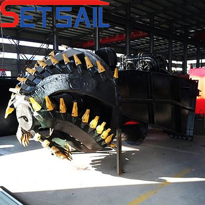 Dredge à aspiration hydraulique Rexroth personnalisée avec moteur diesel GPS Weichai