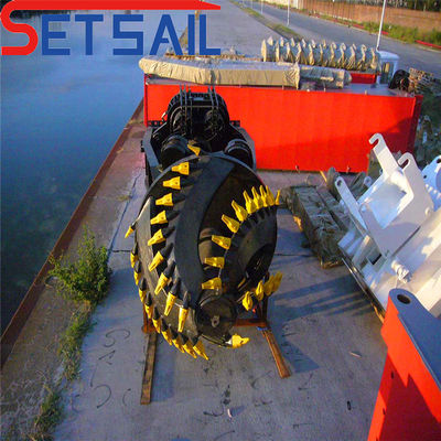 Dredge à aspiration hydraulique Rexroth personnalisée avec moteur diesel GPS Weichai