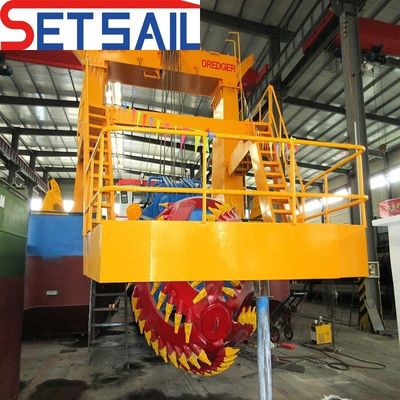 26 pouces lac cutter aspirateur dragueur alimenté par moteur diesel capacité de sol 1800m3