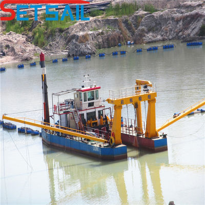 Une drague à aspiration de 26 pouces pour le fleuve Shijiazhang, une pompe à sable, un cyclone, un hydrocyclone.