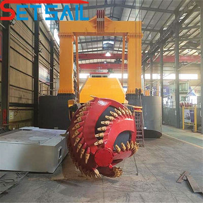 Une drague à aspiration de 26 pouces pour le fleuve Shijiazhang, une pompe à sable, un cyclone, un hydrocyclone.