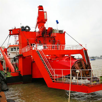 Hydrocyclone Cutter drague à aspiration avec moteur diesel Cummins et 7000m3 de débit d'eau