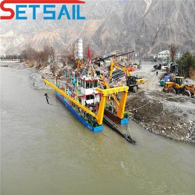Rexroth Flux hydraulique d'eau 7000m3 Coupeur aspirateur dragueuse à sable pour type diesel