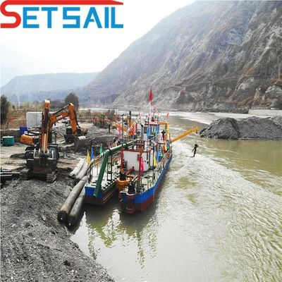 Rexroth Flux hydraulique d'eau 7000m3 Coupeur aspirateur dragueuse à sable pour type diesel