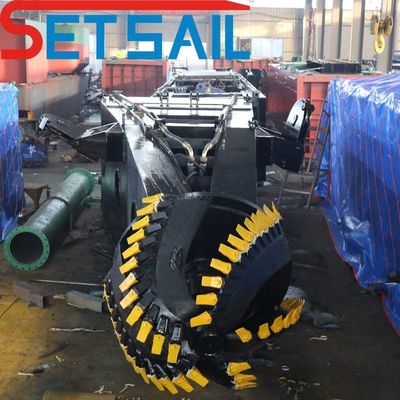 Capacité du sol 1200m3 moteur diesel Cummins 26 pouces Dredger à aspiration avec ancrage