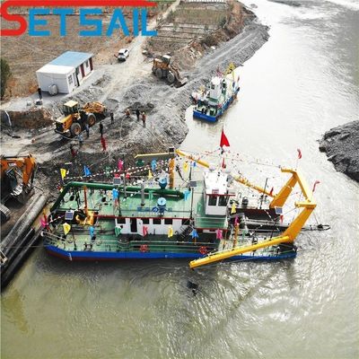 La drague de sable à aspiration à coupe de 46 m et 26 pouces du Bangladesh, propulsée par un moteur diesel Cummins