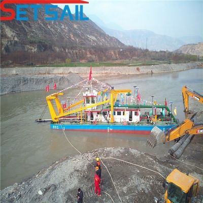 La drague de sable à aspiration à coupe de 46 m et 26 pouces du Bangladesh, propulsée par un moteur diesel Cummins