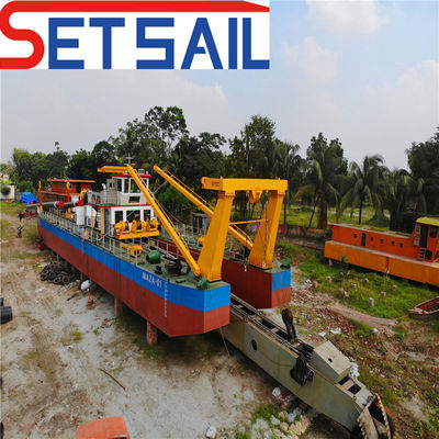 120-4000 M3/H Dredger à aspiration pour les réservoirs de rivière, de lac et de mer
