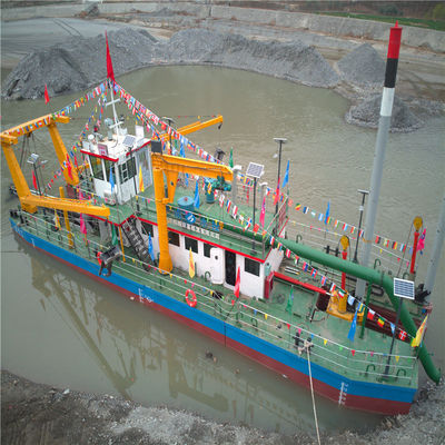Générateur de moteur diesel, équipé d'un coupeur, d'un aspirateur, d'un bateau de sable pour le dragage et le paiement initial