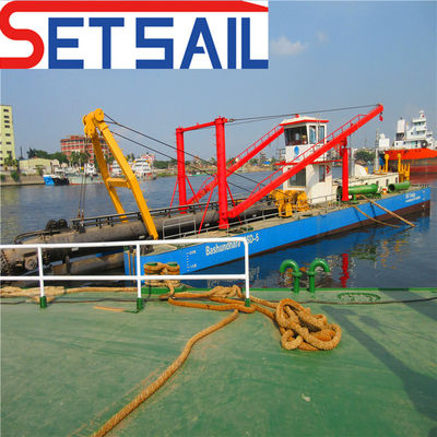 1500 m3/h Capacité 32 pouces Dredger à aspiration à coupe pour la rivière Mud Rexroth Drive hydraulique
