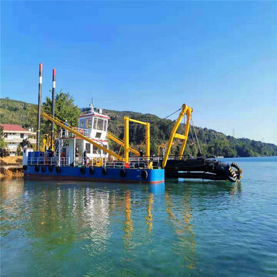 Dredger à aspiration de 32 pouces avec générateur Cummins Harbour 103kw et 7500m3 de débit d'eau