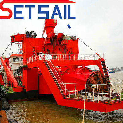 Navires de dragage de sable hydraulique à tête de coupe de 1000 à 3000 mm de diamètre